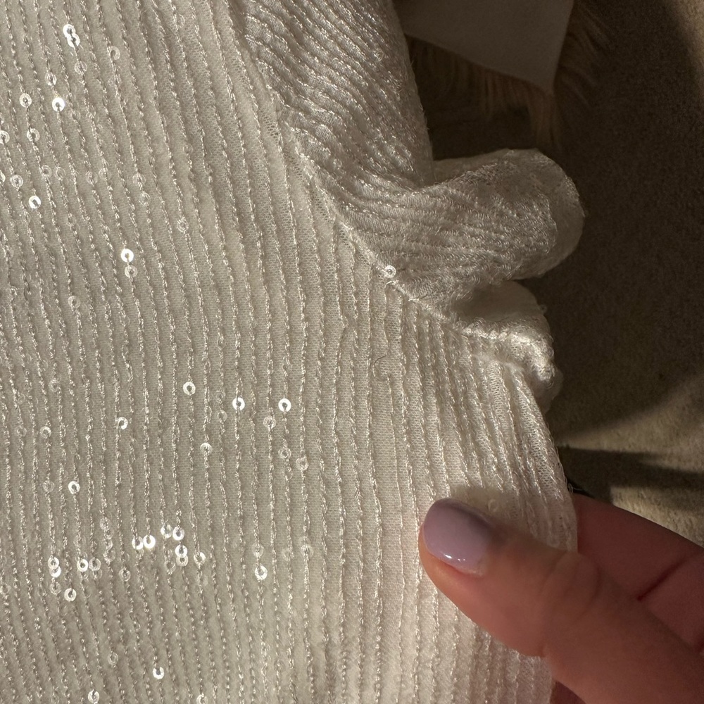 White sequin Express set - Picture 2 of 4